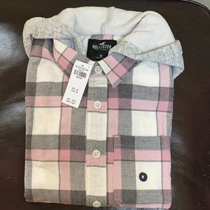 Hooded flannel